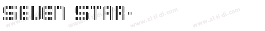 Seven Star字体转换